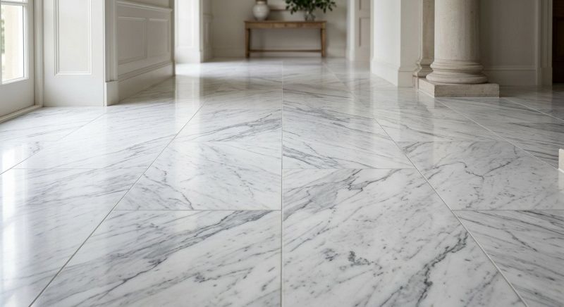 Marble Floor Replacement in Overland Park, KS