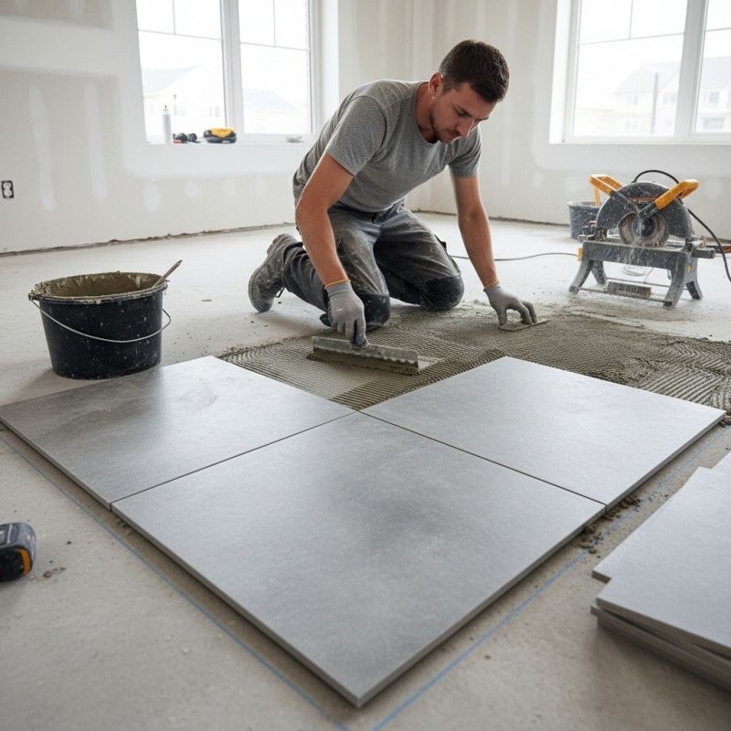 Mosaic Tile Floor Installation in Frederick, MD