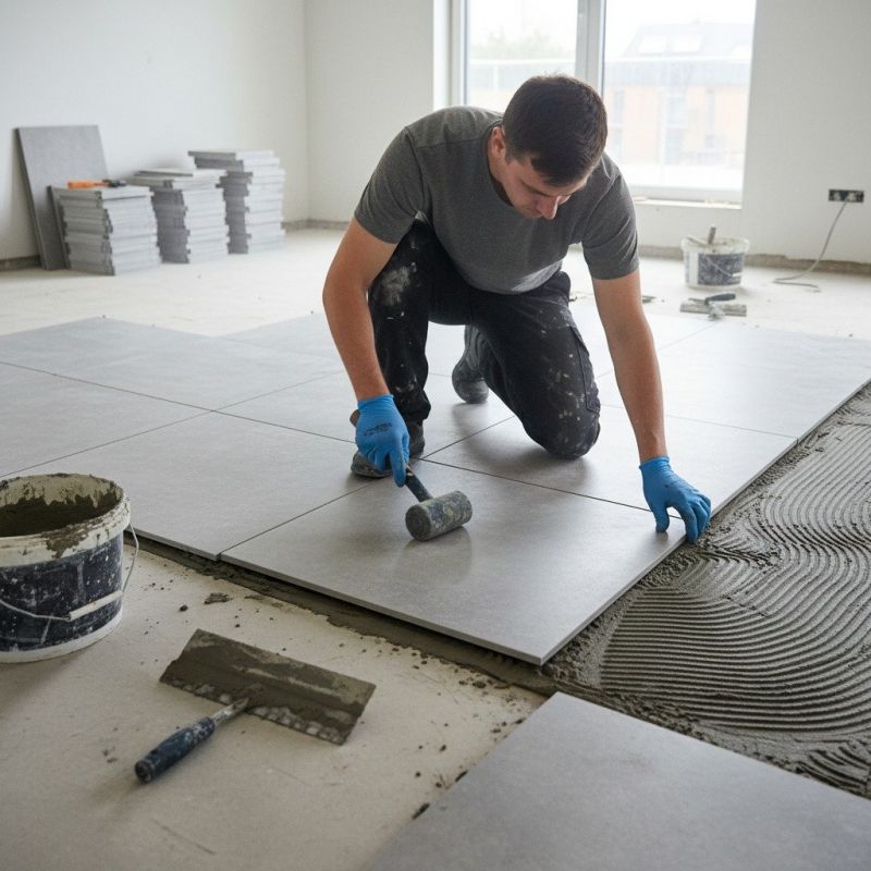 Mosaic Tile Floor Installation in Frederick, MD