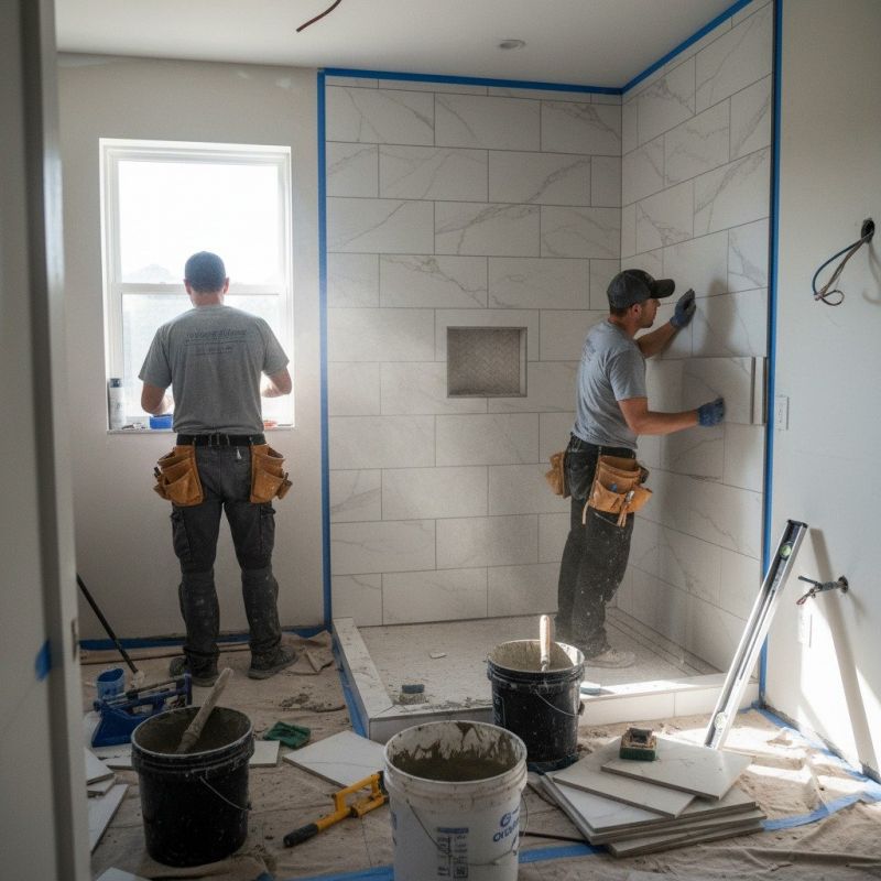 Shower Floor Tiling in Denver County, CO