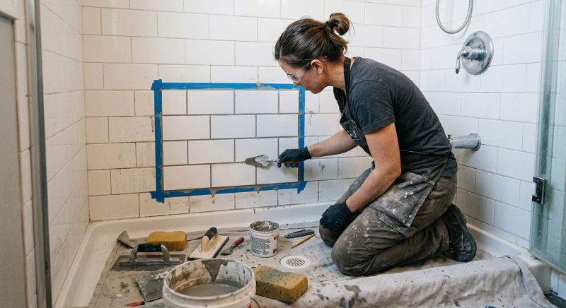 Shower Tile Repair in Conroe, TX