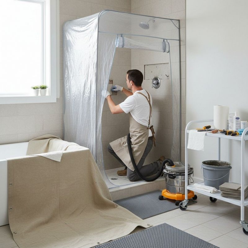 Shower Tile Repair in Conroe, TX