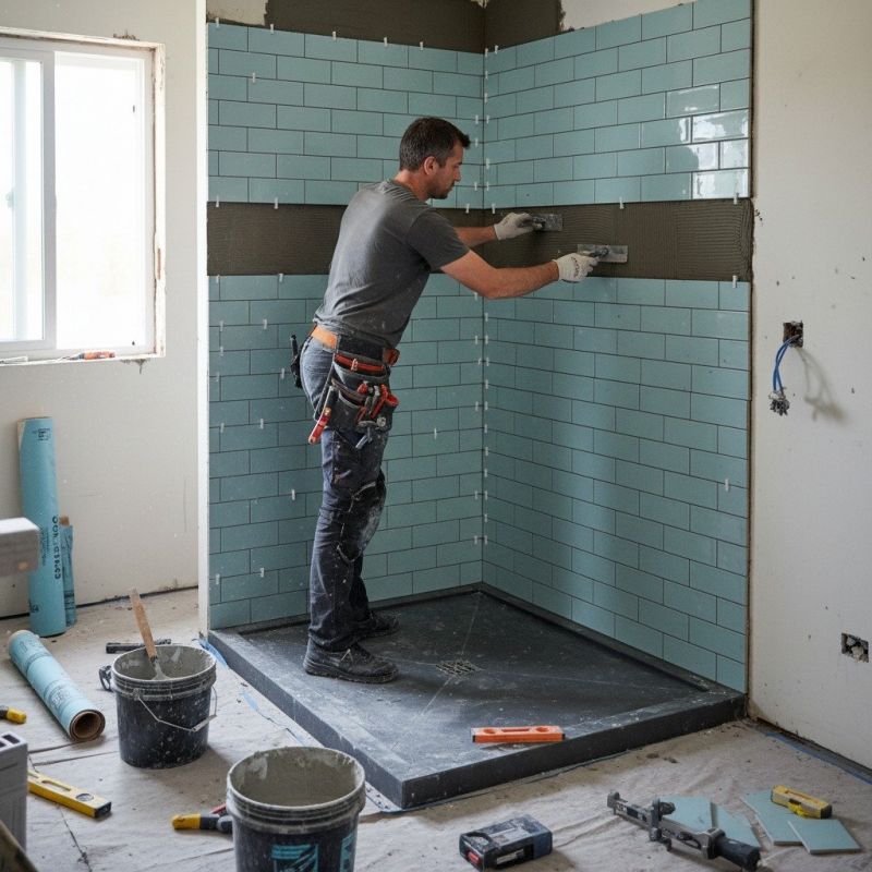 Tile Shower Pan Installation in Longmont, CO